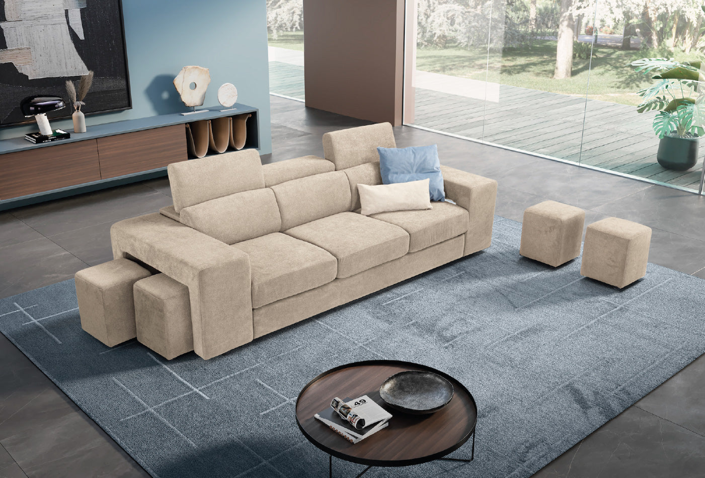 Divano TALENTO Lineare 3 posti