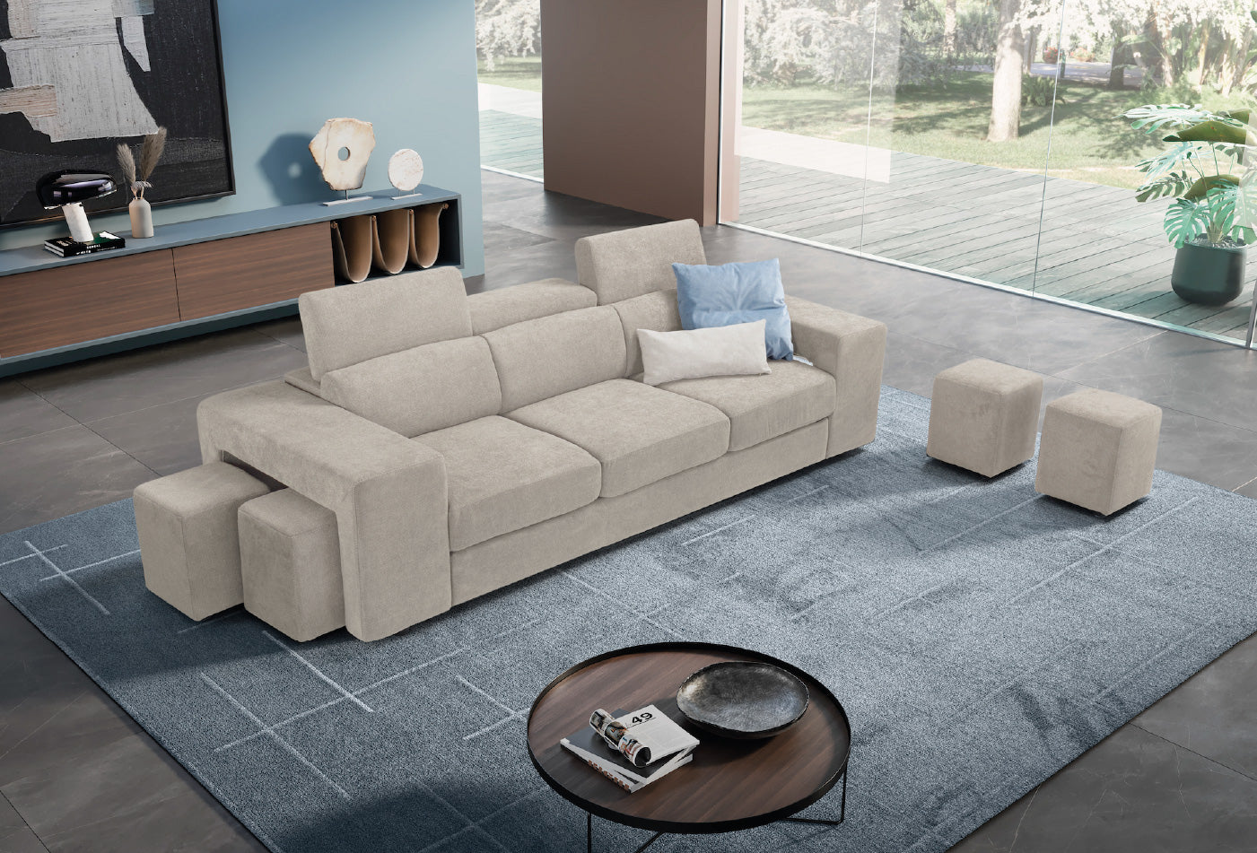 Divano TALENTO Lineare 3 posti - LINO Pronta Consegna
