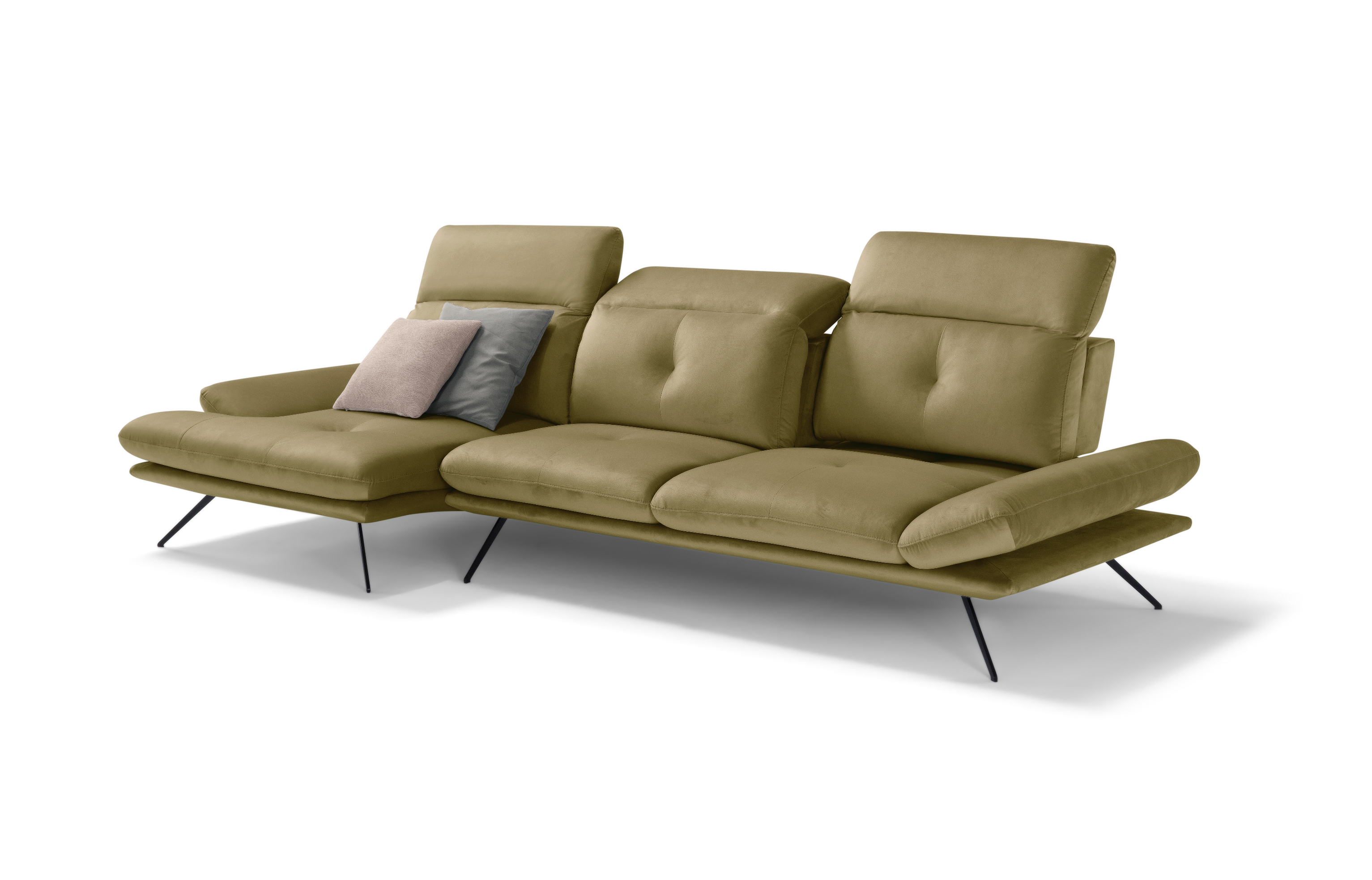 Divano Chaise Longue Miranda – Komodo | Tessuto Viky, Made in Italy - Collezione 2026