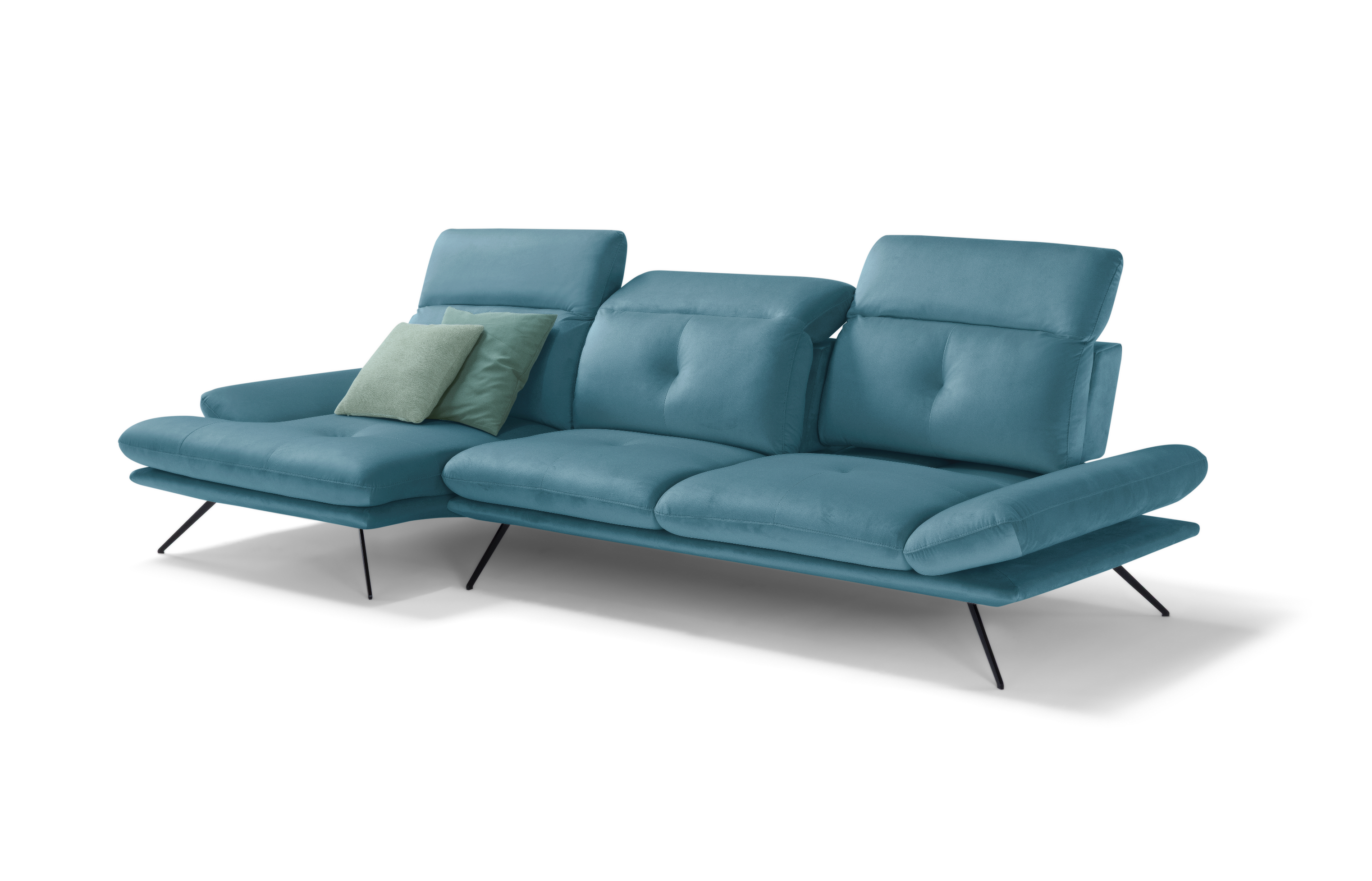 Divano Chaise Longue Miranda – Komodo | Tessuto Viky, Made in Italy - Collezione 2026