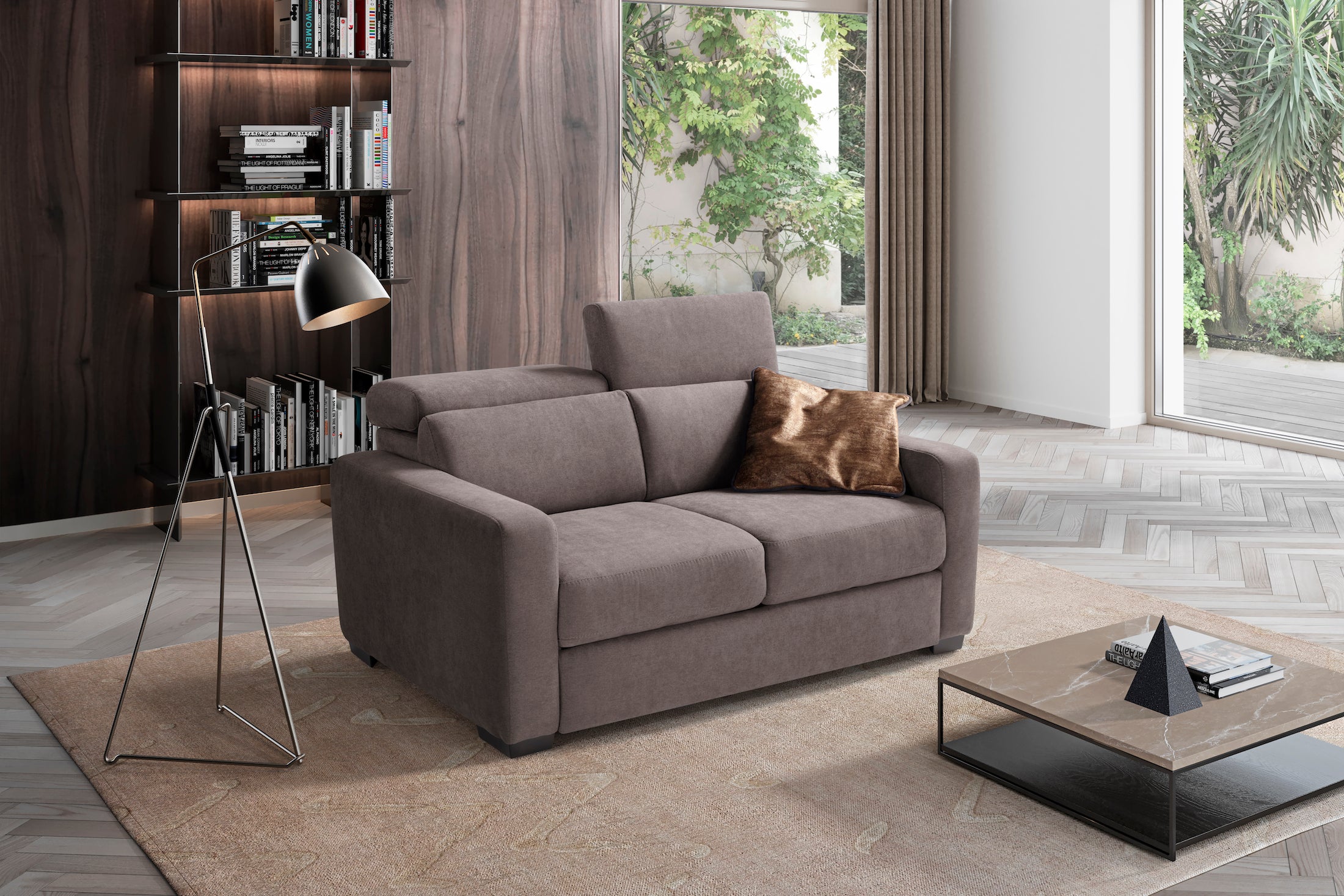 MORGANA divano 2 posti - apertura letto KOMODO