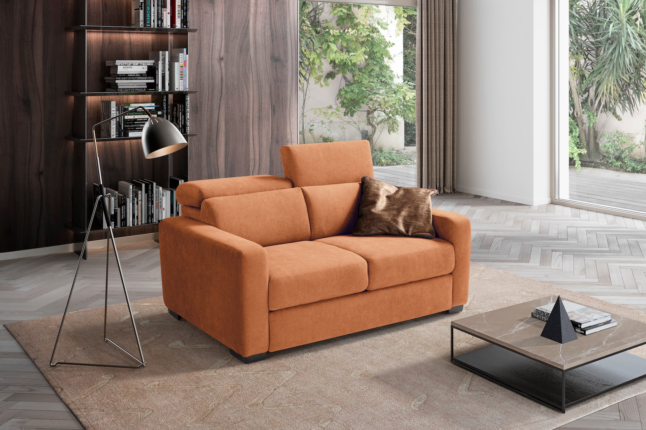 MORGANA divano 2 posti - apertura letto KOMODO