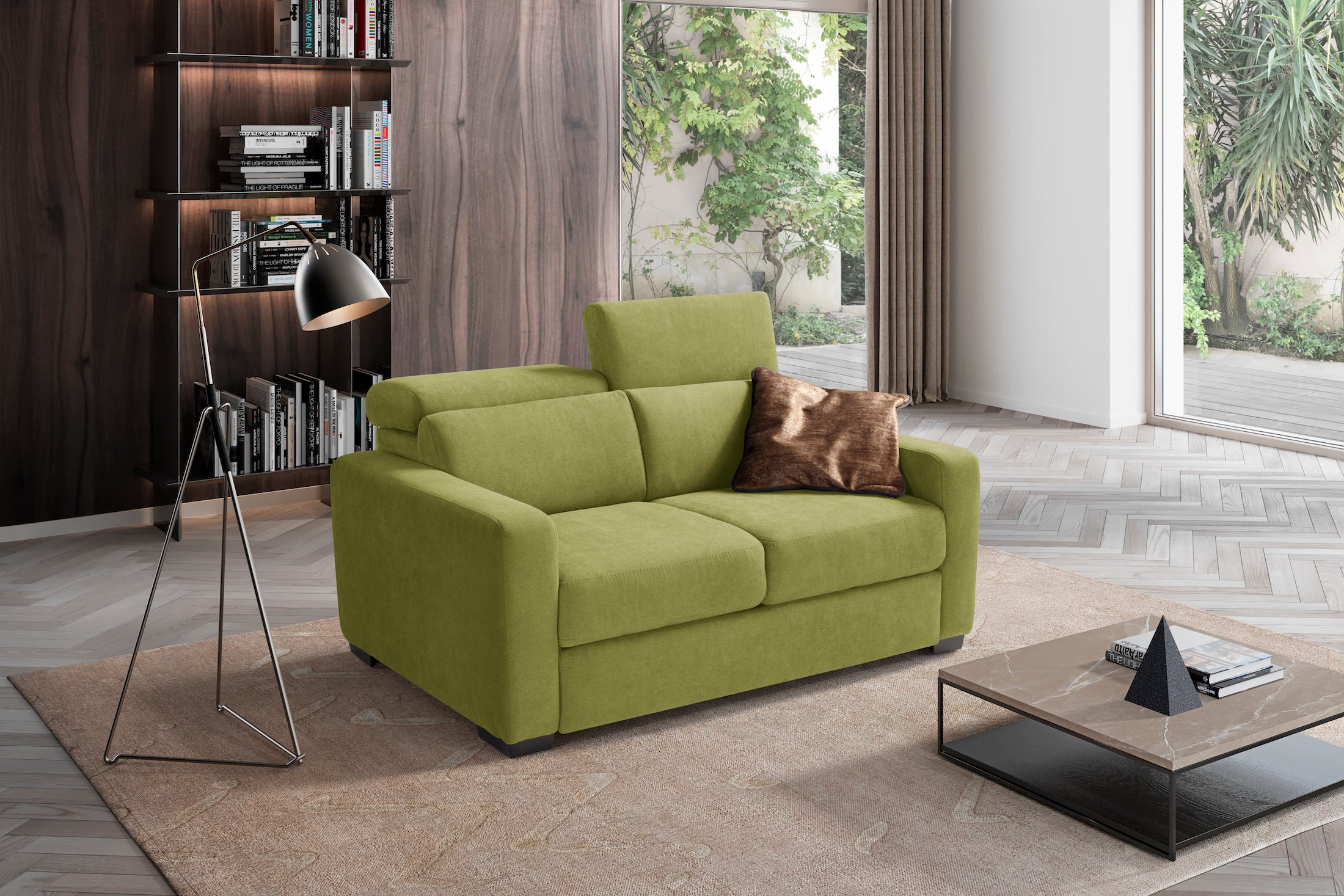 MORGANA divano 2 posti - apertura letto KOMODO