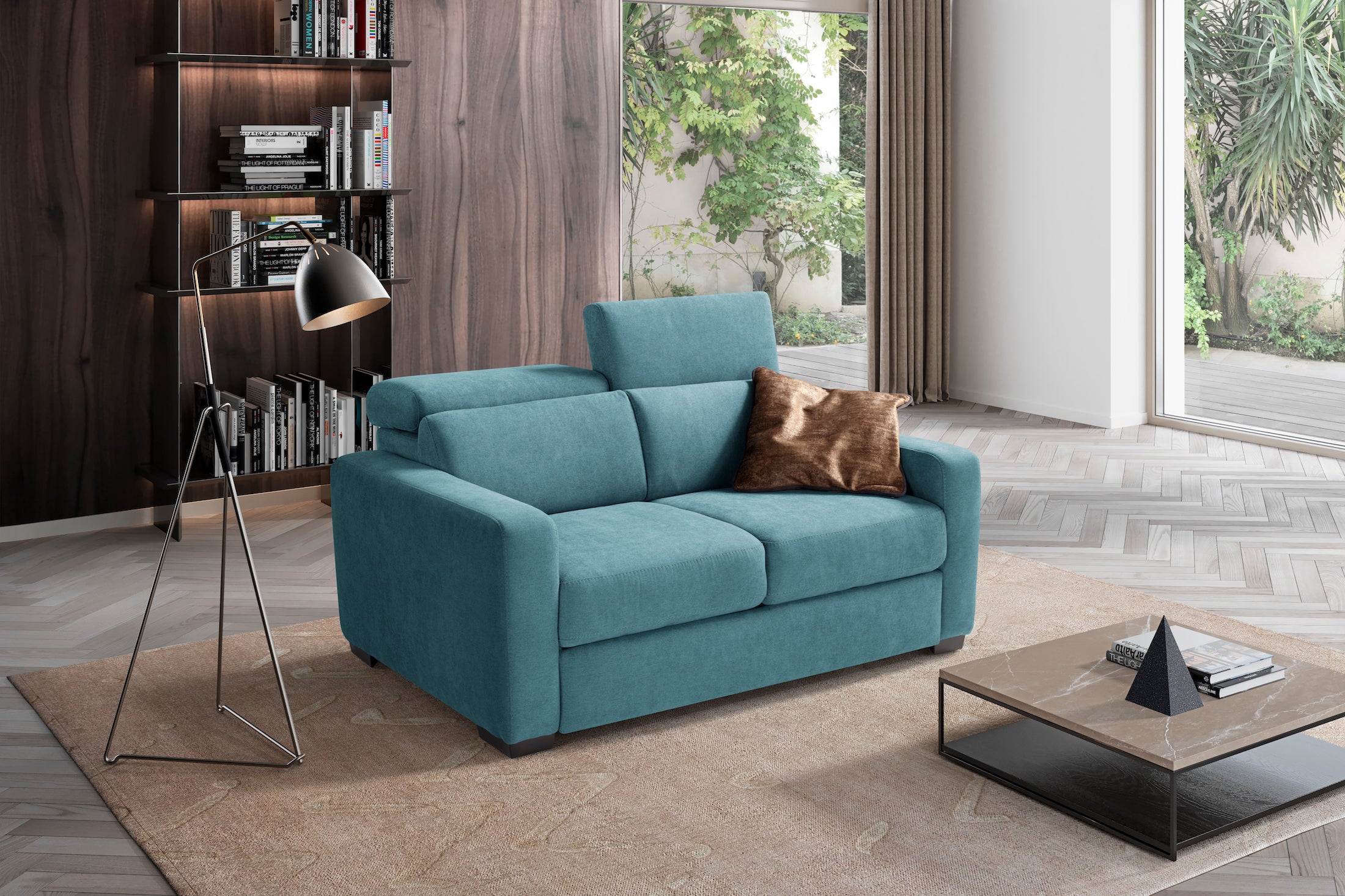 MORGANA divano 2 posti - apertura letto KOMODO