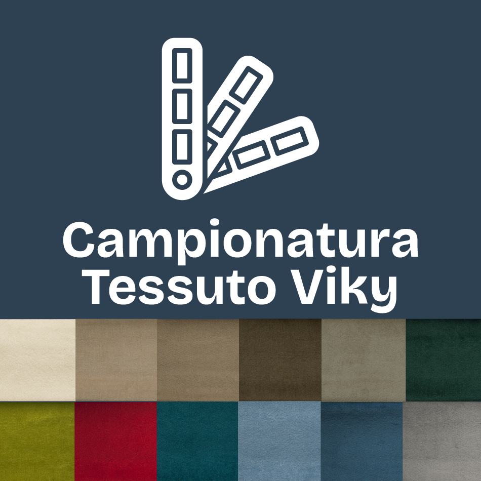 CAMPIONE: Tirella Colori Tessuto Viky KOMODO
