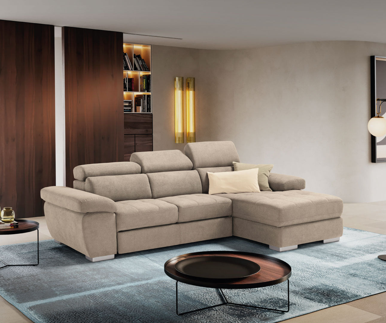 Komodo - ALEXA CHAISE LONGUE carrello letto estraibile