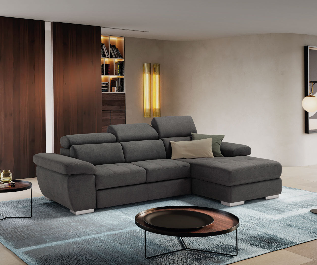 Komodo - ALEXA CHAISE LONGUE carrello letto estraibile
