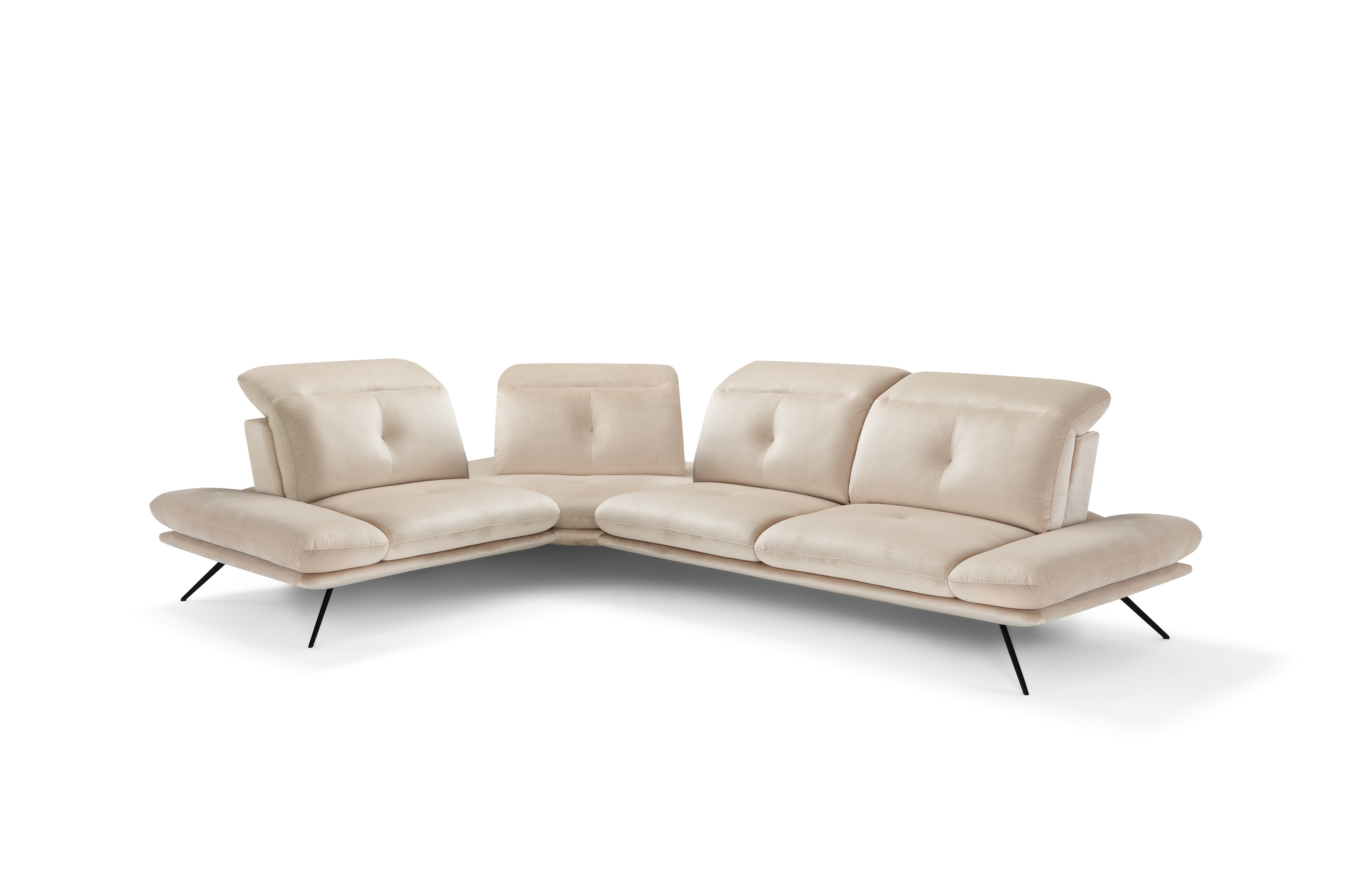 Divano Angolare Miranda – Komodo | Tessuto Viky, Made in Italy - Collezione 2026