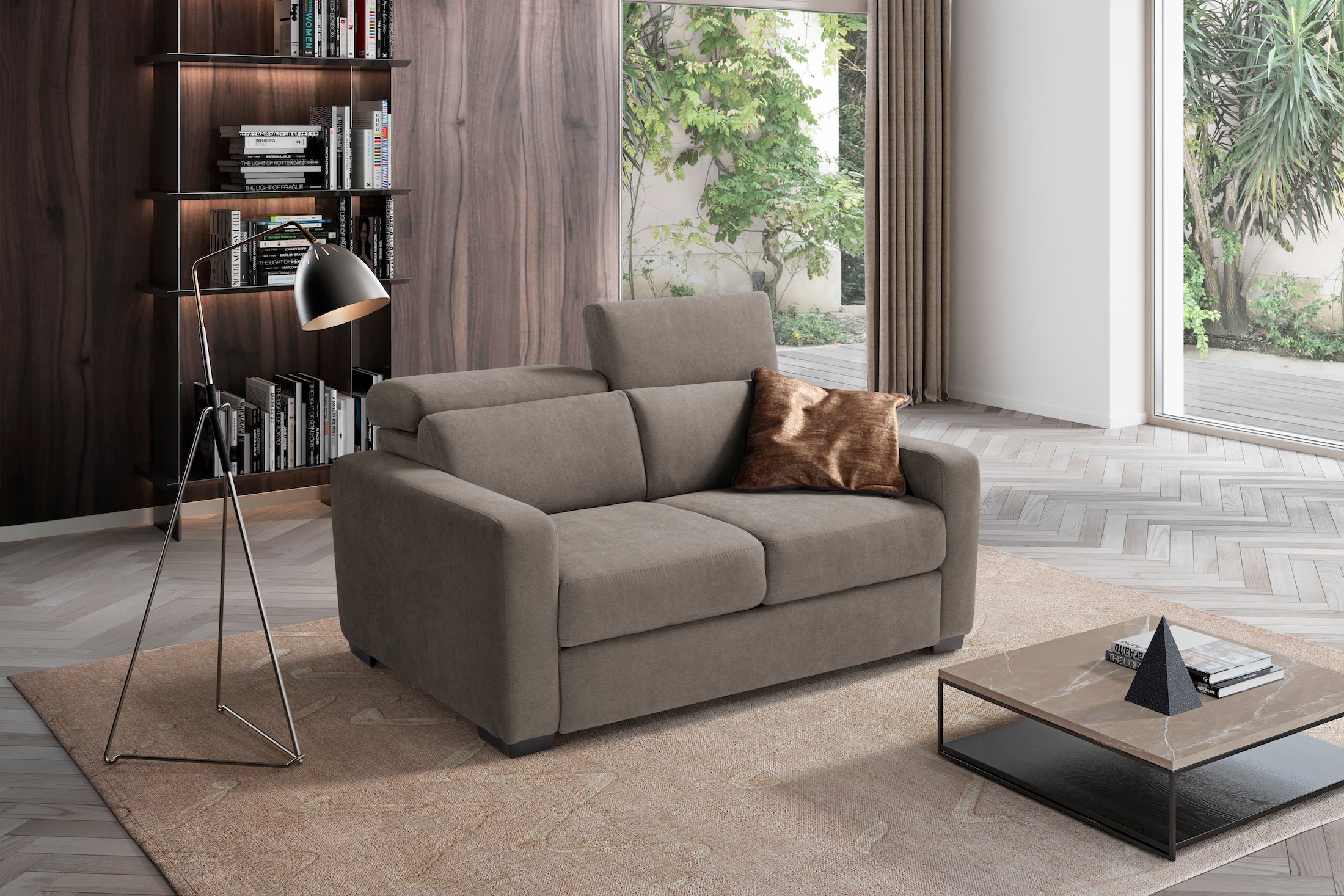 MORGANA divano 2 posti - apertura letto KOMODO