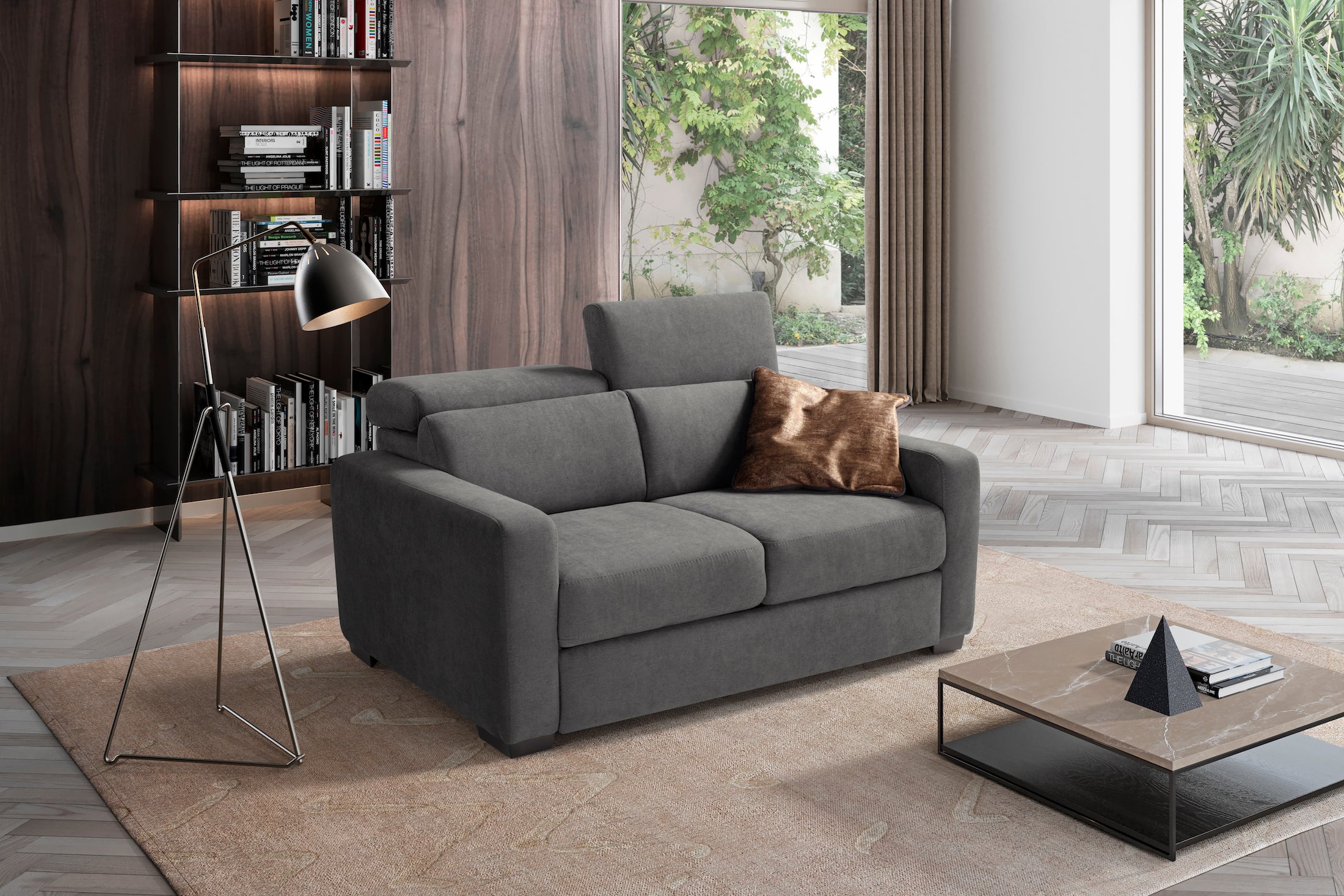 MORGANA divano 2 posti - apertura letto KOMODO