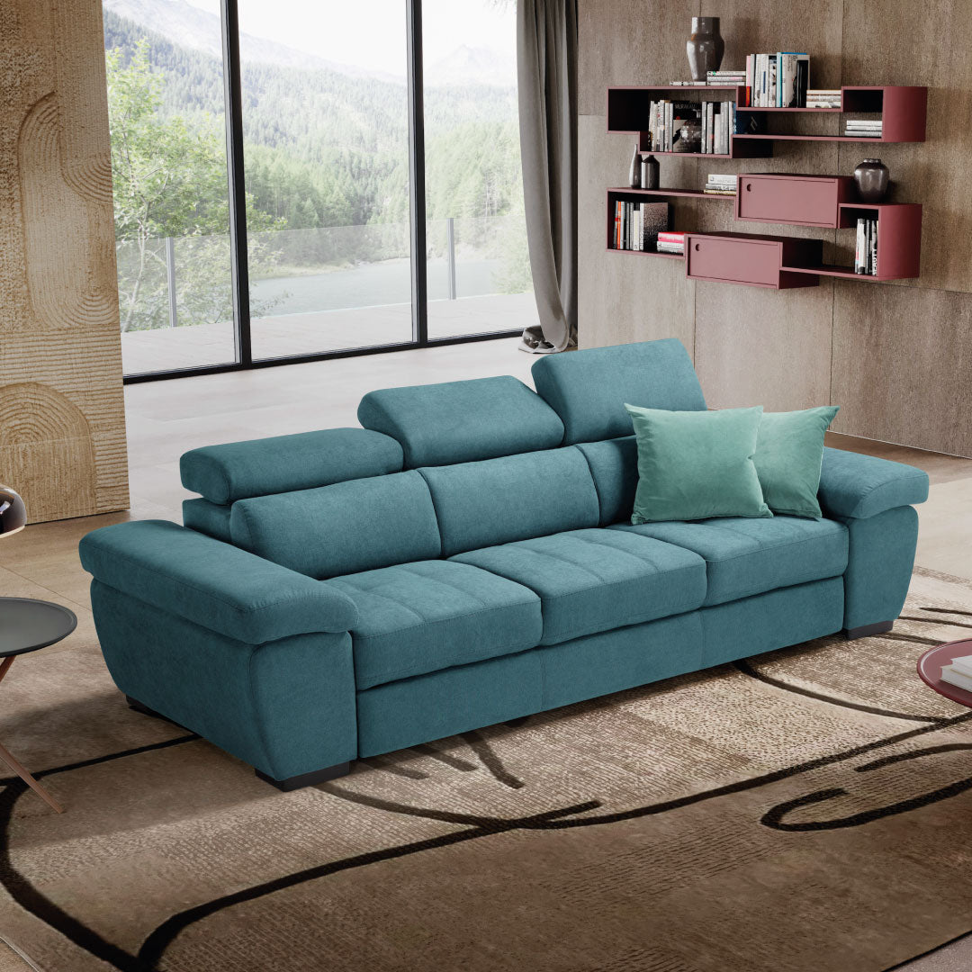 Komodo Divano posti in tessuto ALEXA Divano Letto in Promo