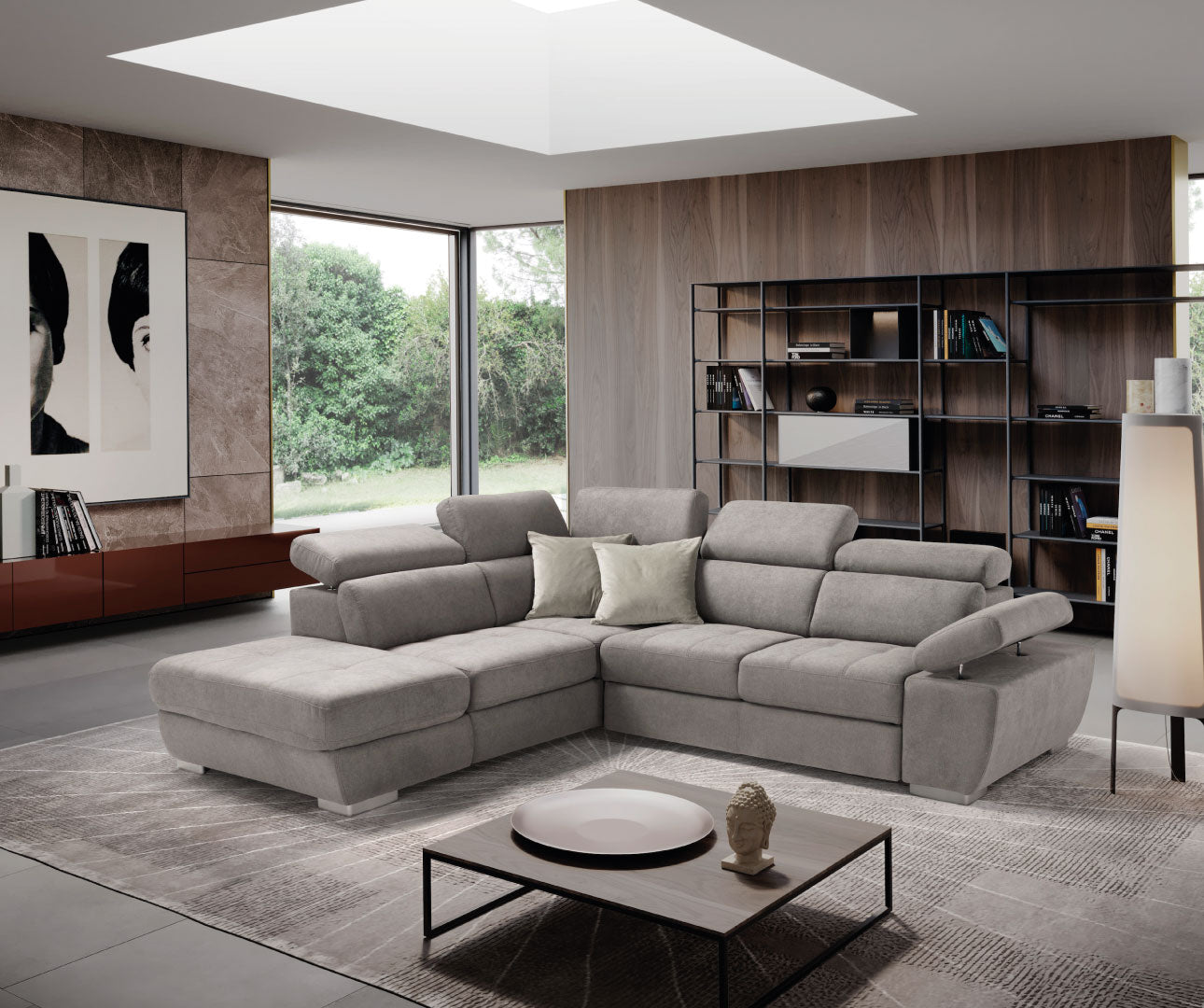 Divani Moderni Divani Angolari In Tessuto Divano Letto Angolare